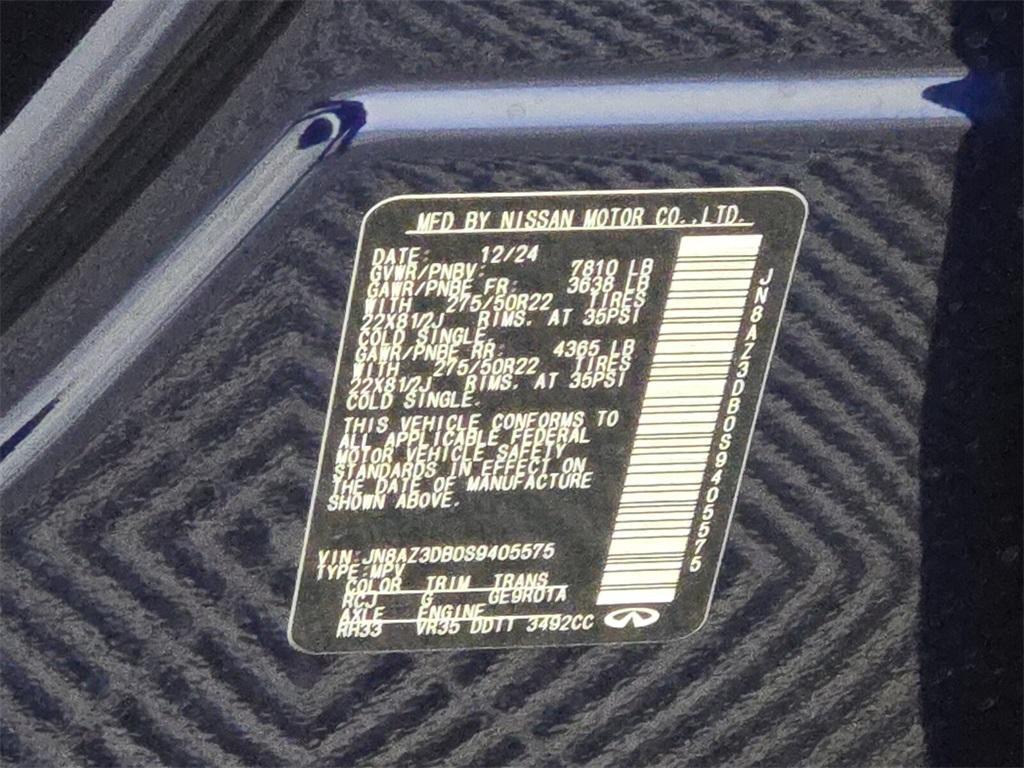 used 2025 INFINITI QX80 car, priced at $74,777