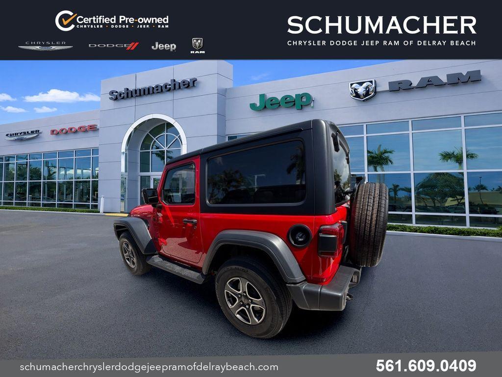 used 2023 Jeep Wrangler car, priced at $29,498