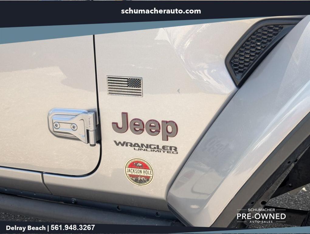 used 2020 Jeep Wrangler Unlimited car, priced at $31,488
