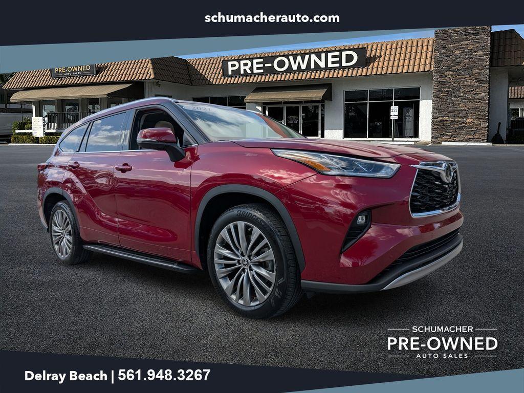 used 2021 Toyota Highlander car, priced at $35,988