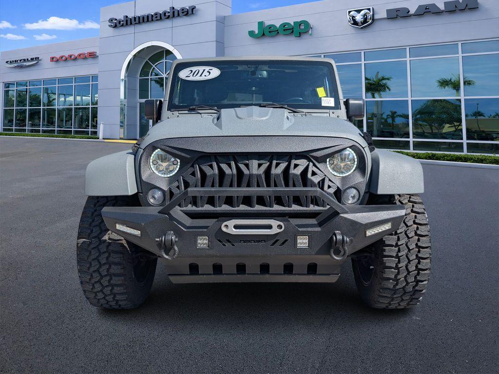 used 2015 Jeep Wrangler Unlimited car, priced at $17,998