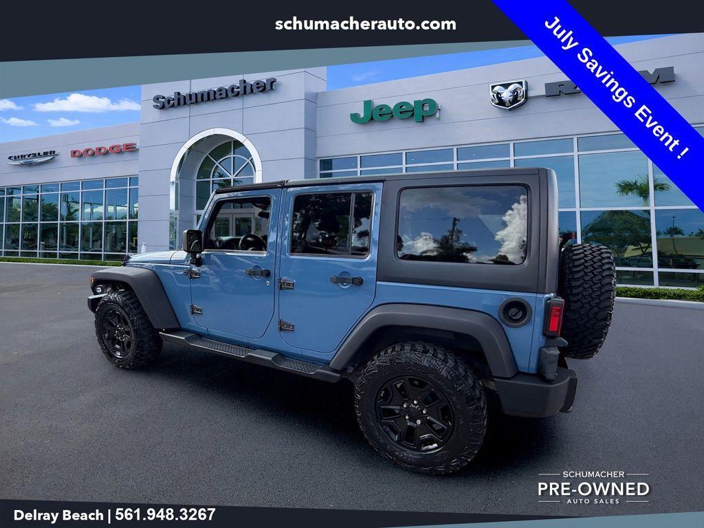 used 2016 Jeep Wrangler Unlimited car, priced at $22,841