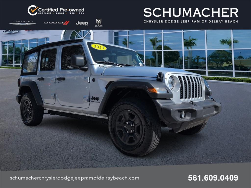 used 2024 Jeep Wrangler car, priced at $29,498