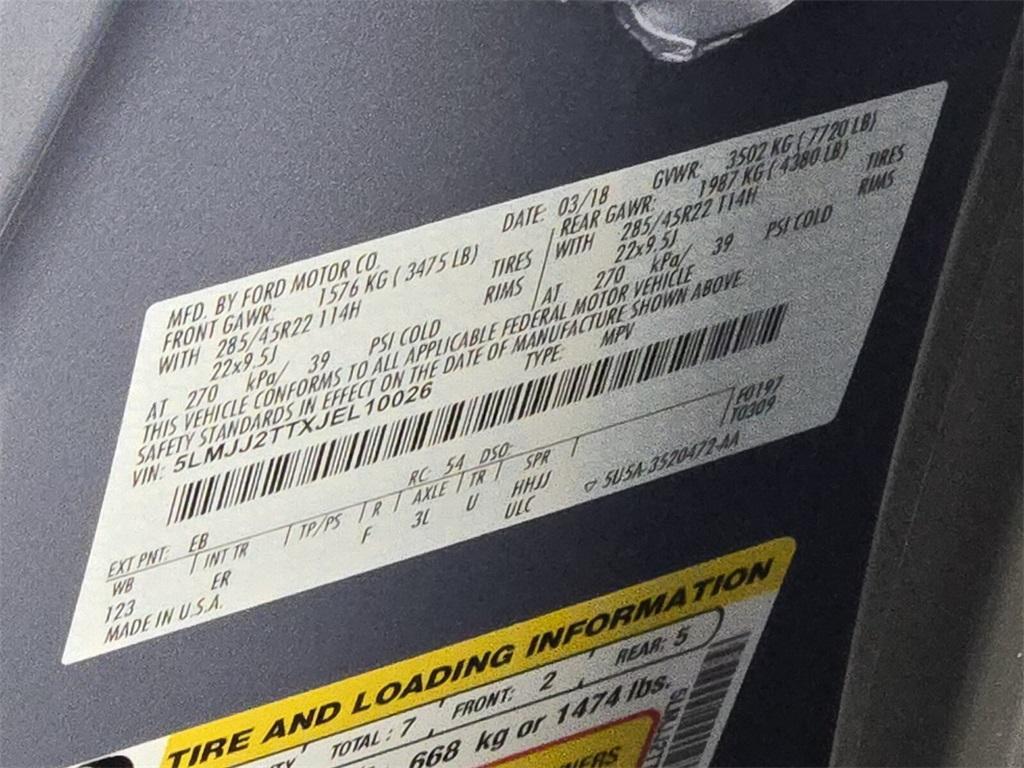 used 2018 Lincoln Navigator car, priced at $34,788