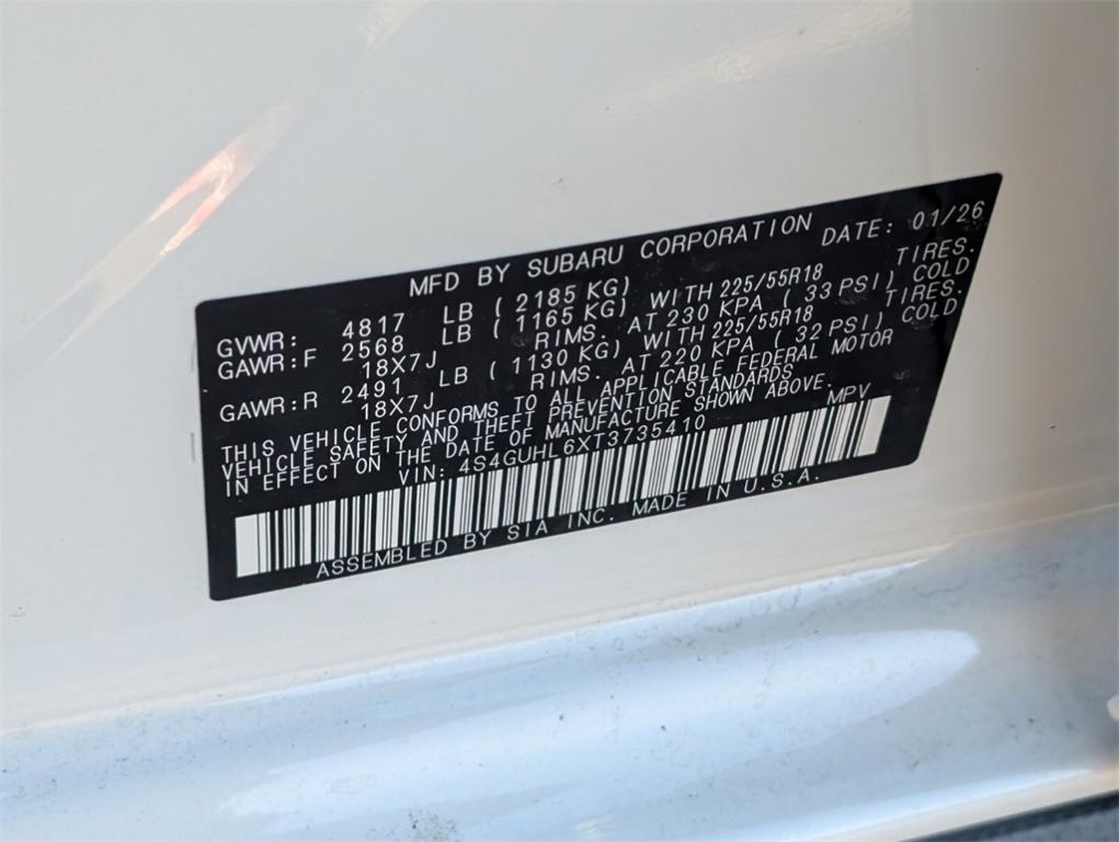 new 2026 Subaru Crosstrek car, priced at $35,918