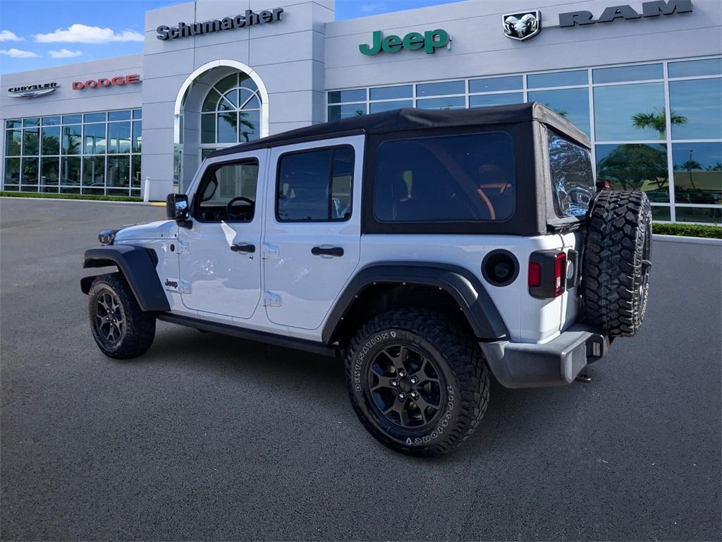 used 2021 Jeep Wrangler Unlimited car, priced at $26,688