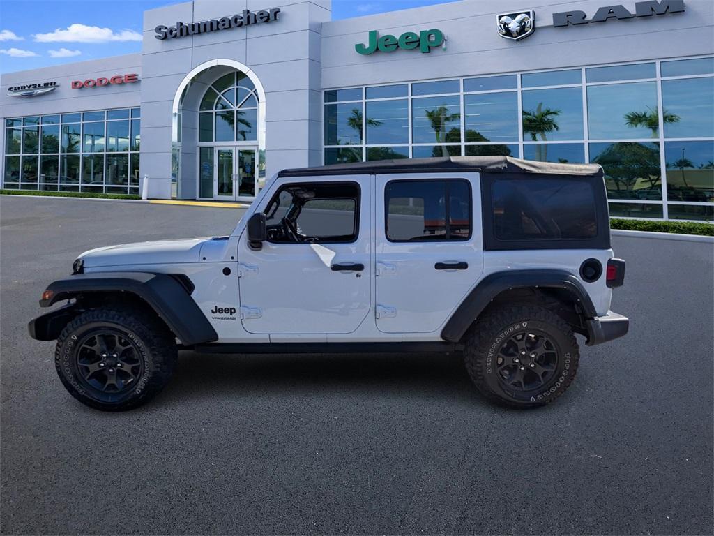 used 2021 Jeep Wrangler Unlimited car, priced at $26,688