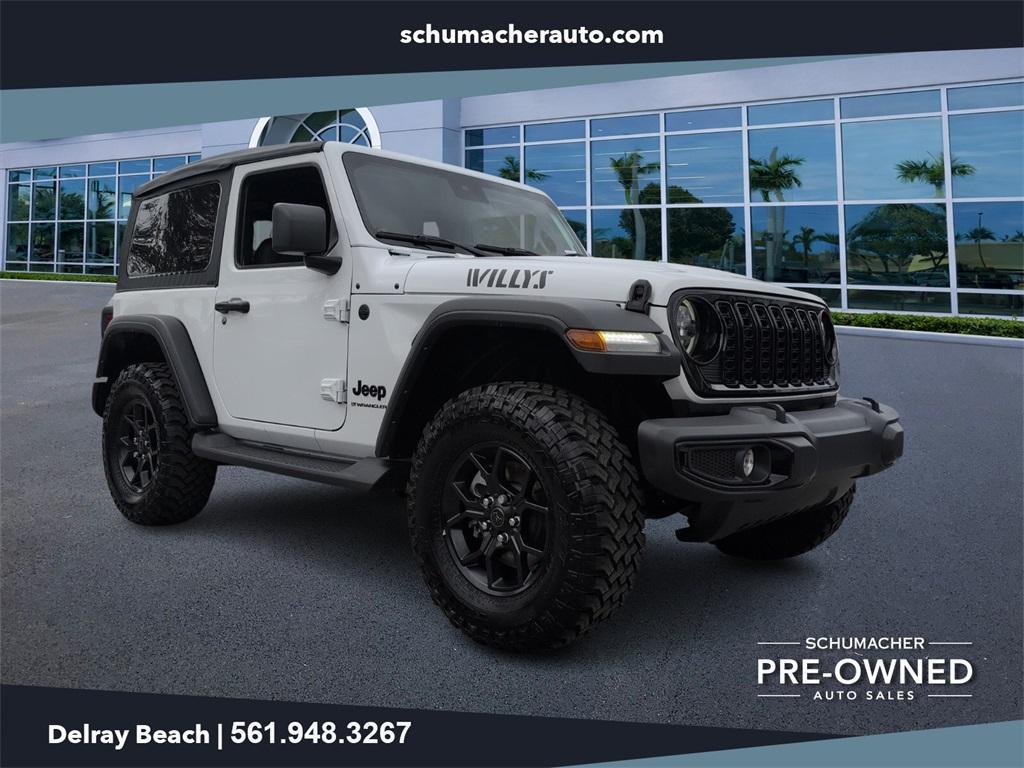 used 2025 Jeep Wrangler car, priced at $35,777