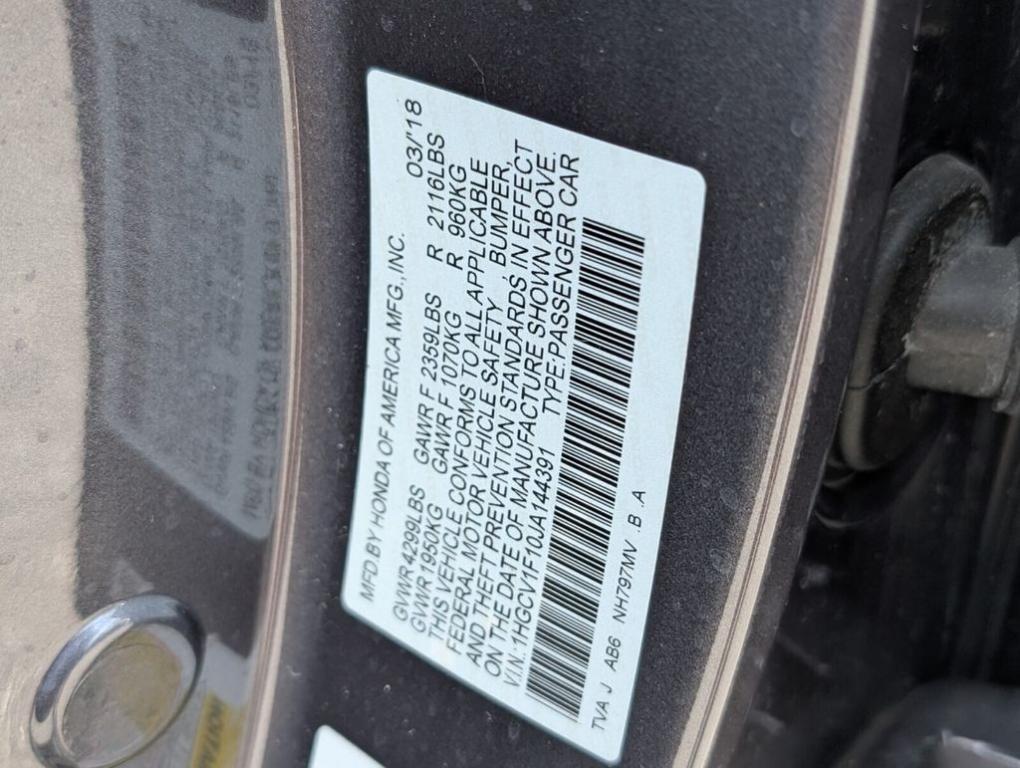 used 2018 Honda Accord car, priced at $13,888