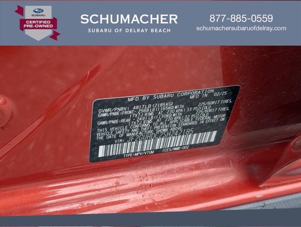 used 2025 Subaru Crosstrek car, priced at $26,698