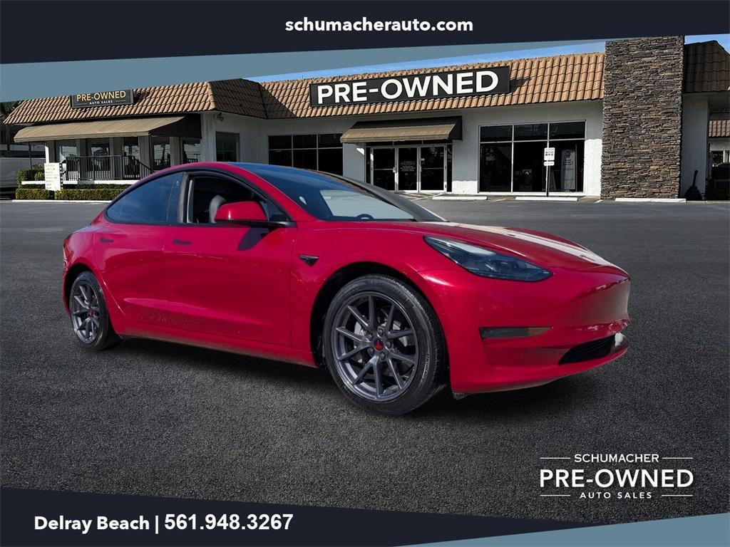 used 2022 Tesla Model 3 car, priced at $20,598