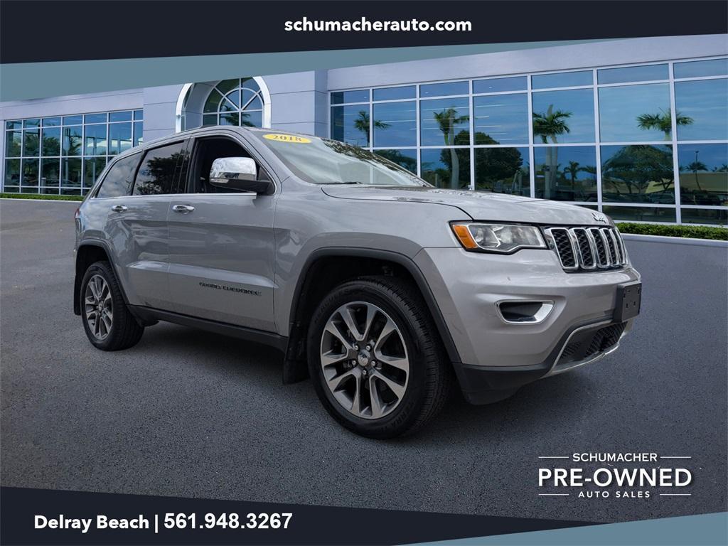 used 2018 Jeep Grand Cherokee car, priced at $17,988