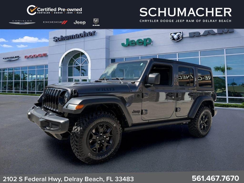 used 2022 Jeep Wrangler Unlimited car, priced at $28,988