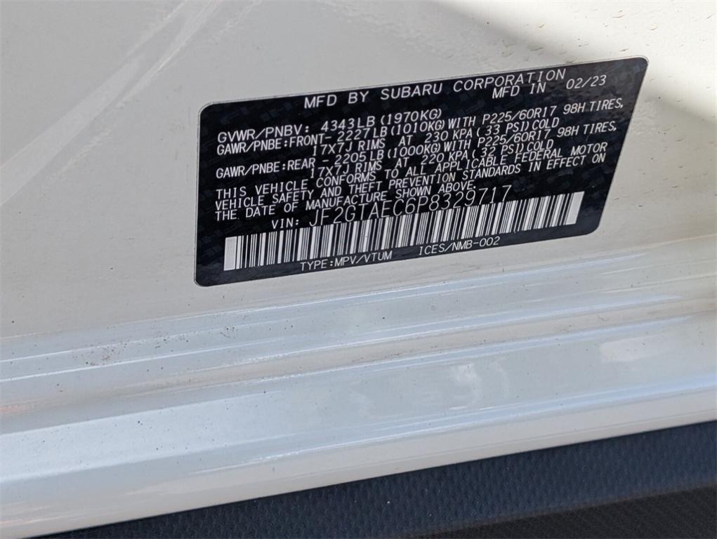 used 2023 Subaru Crosstrek car, priced at $21,888