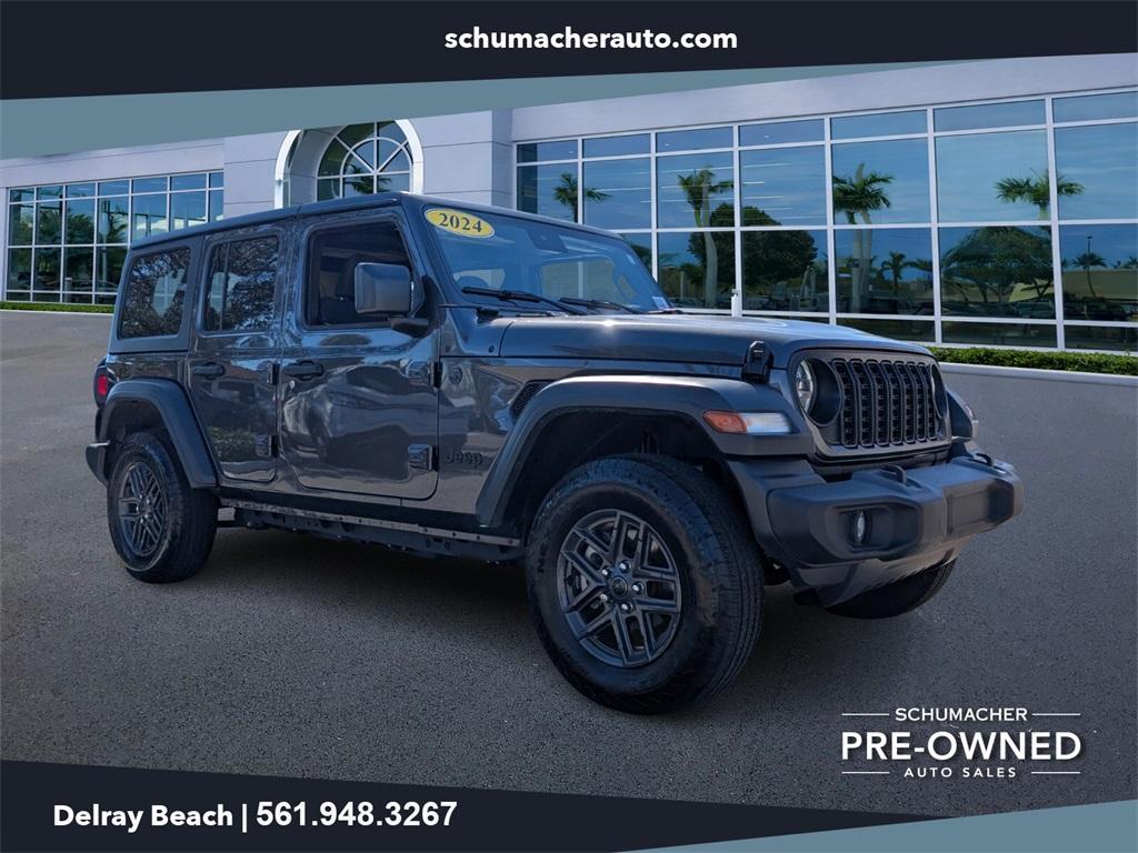 used 2024 Jeep Wrangler car, priced at $35,488