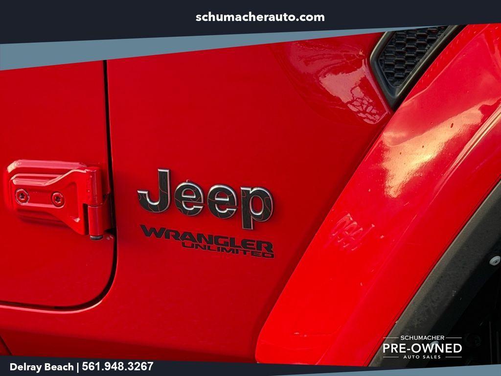 used 2022 Jeep Wrangler Unlimited car, priced at $41,000