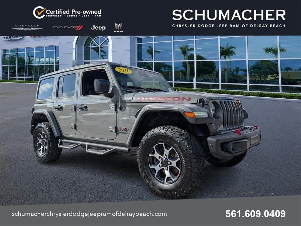 used 2021 Jeep Wrangler Unlimited car, priced at $34,998