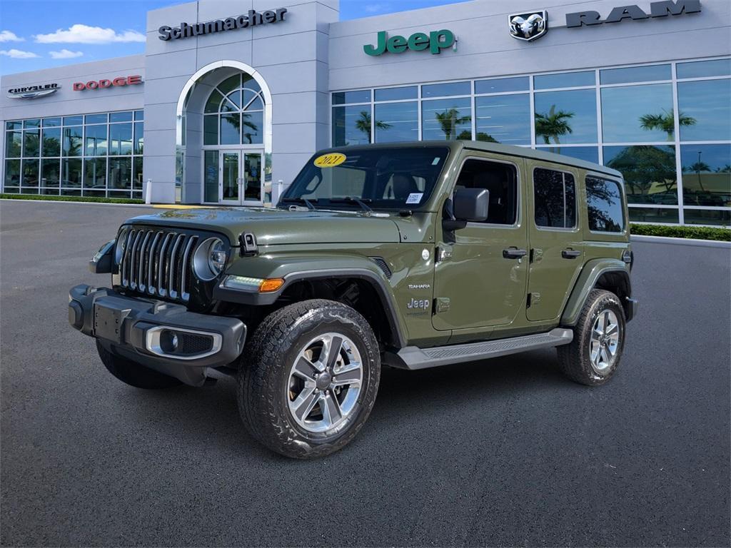 used 2021 Jeep Wrangler Unlimited car, priced at $20,888