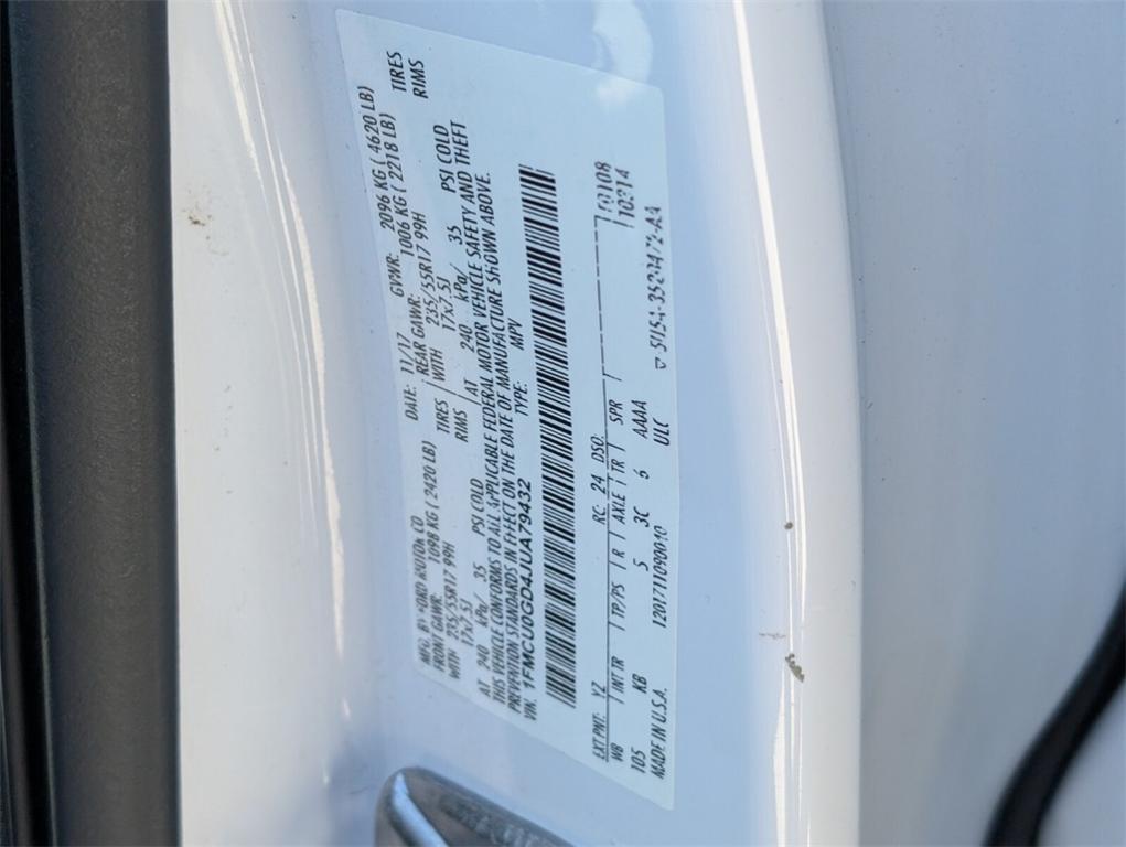 used 2018 Ford Escape car, priced at $5,999