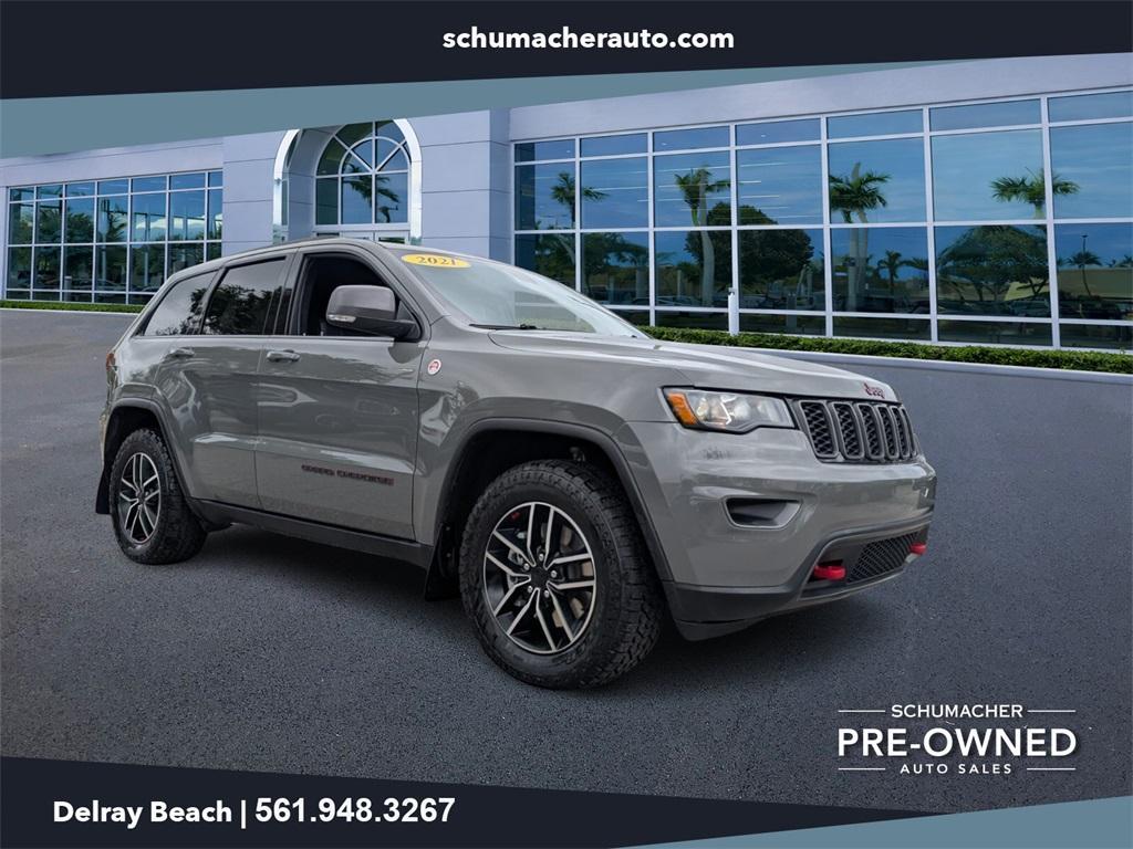 used 2021 Jeep Grand Cherokee car, priced at $24,777