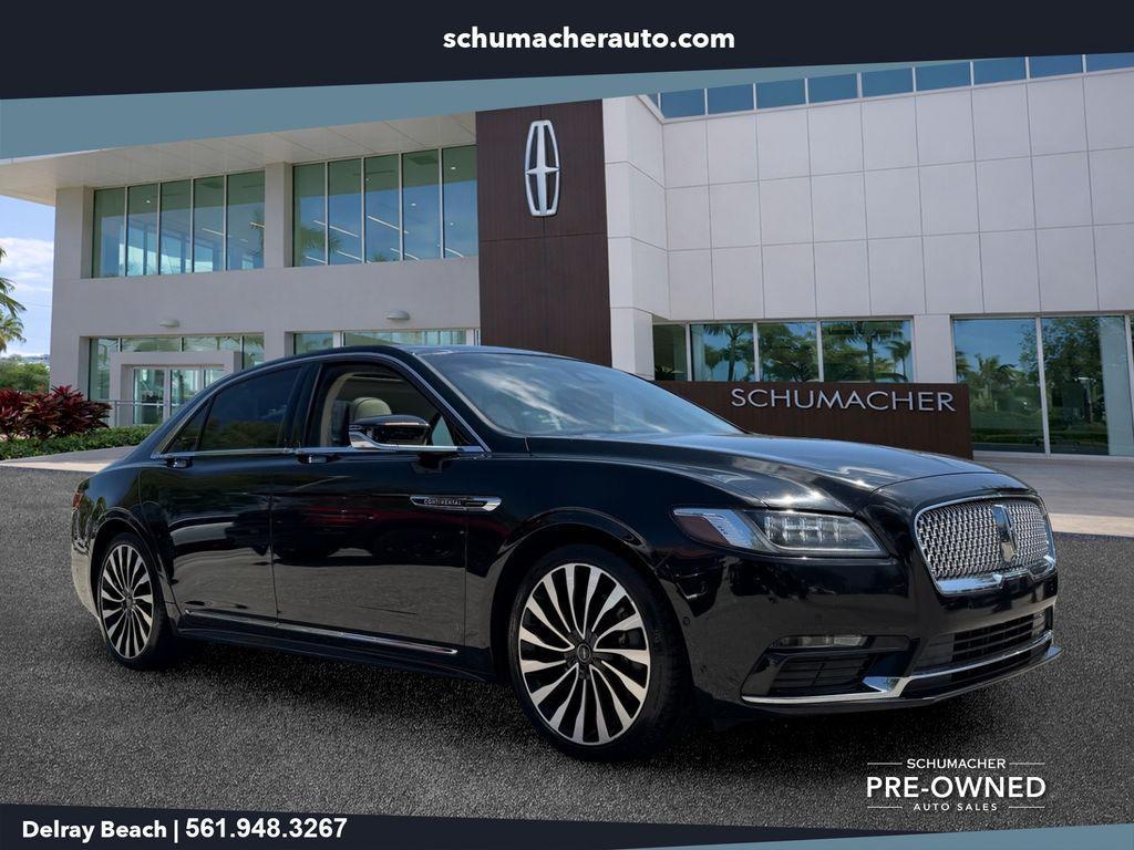 used 2018 Lincoln Continental car, priced at $19,498