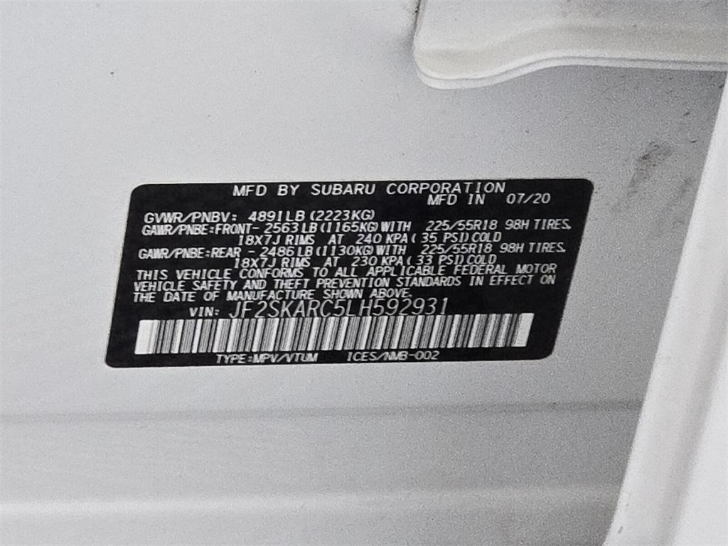 used 2020 Subaru Forester car, priced at $21,000