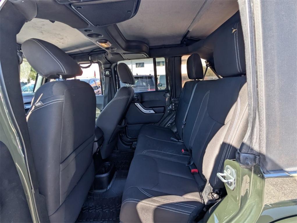 used 2015 Jeep Wrangler Unlimited car, priced at $17,478