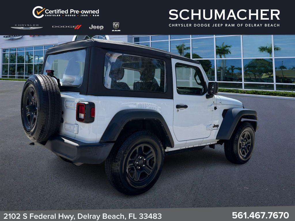 used 2023 Jeep Wrangler car, priced at $23,650