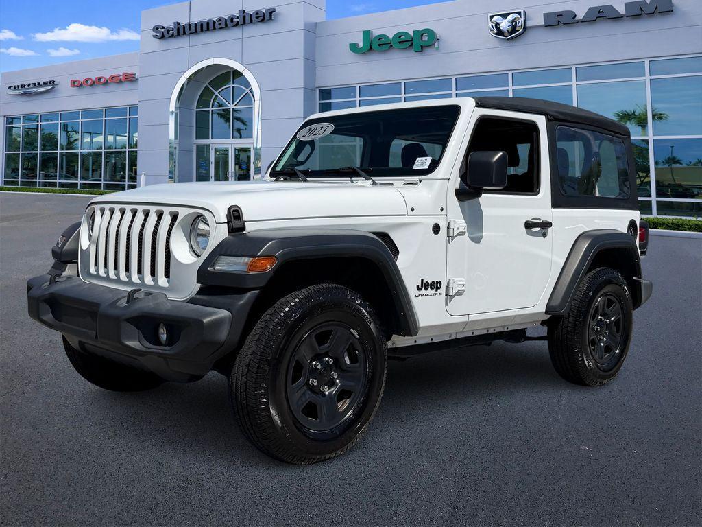 used 2023 Jeep Wrangler car, priced at $23,598