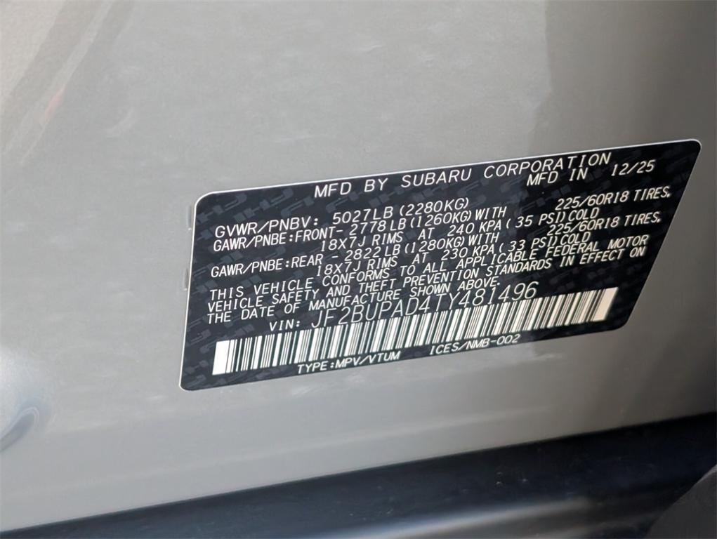 new 2026 Subaru Outback car, priced at $37,670