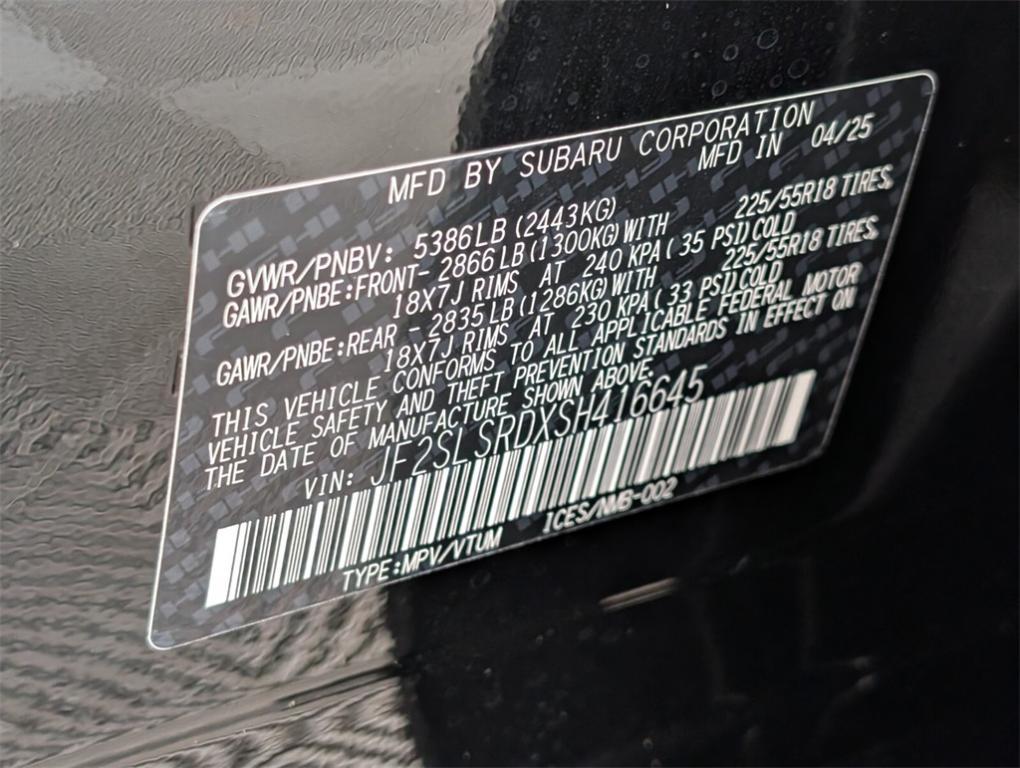 new 2025 Subaru Forester Hybrid car, priced at $40,523