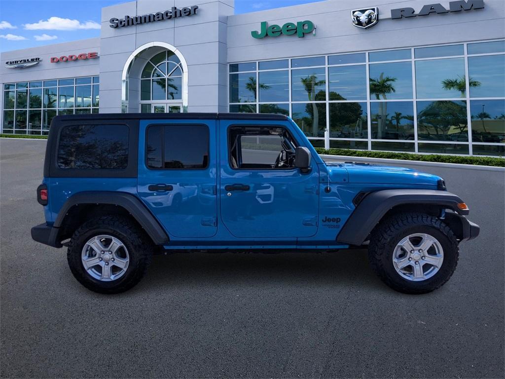 used 2021 Jeep Wrangler Unlimited car, priced at $22,928