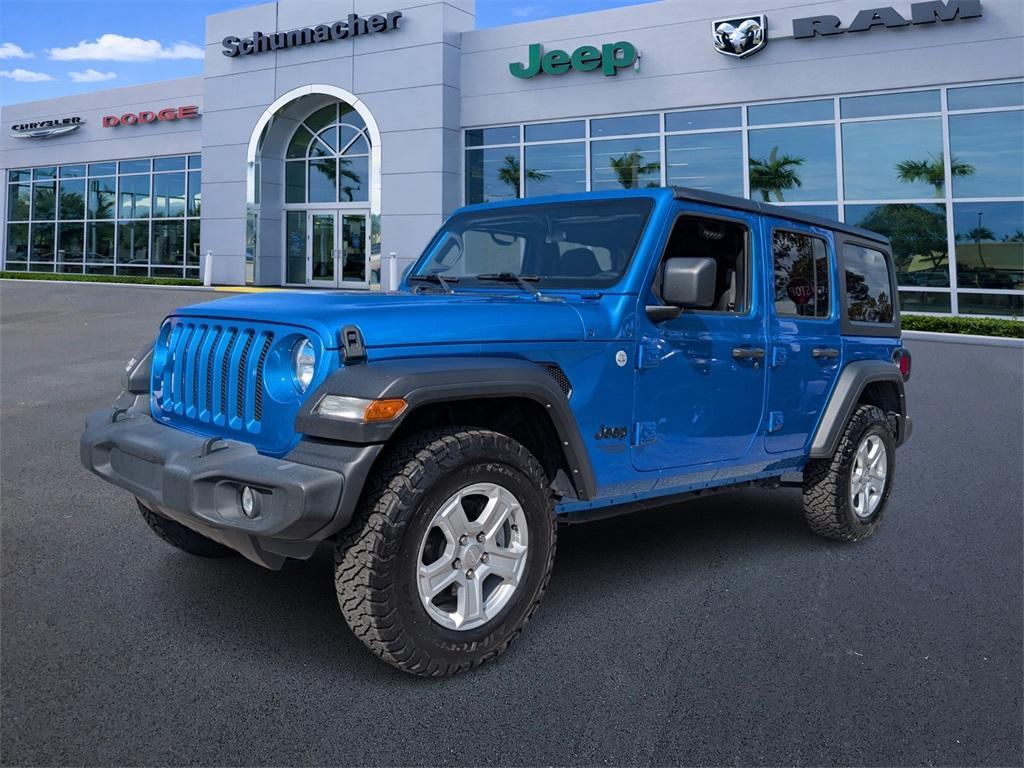 used 2021 Jeep Wrangler Unlimited car, priced at $22,928