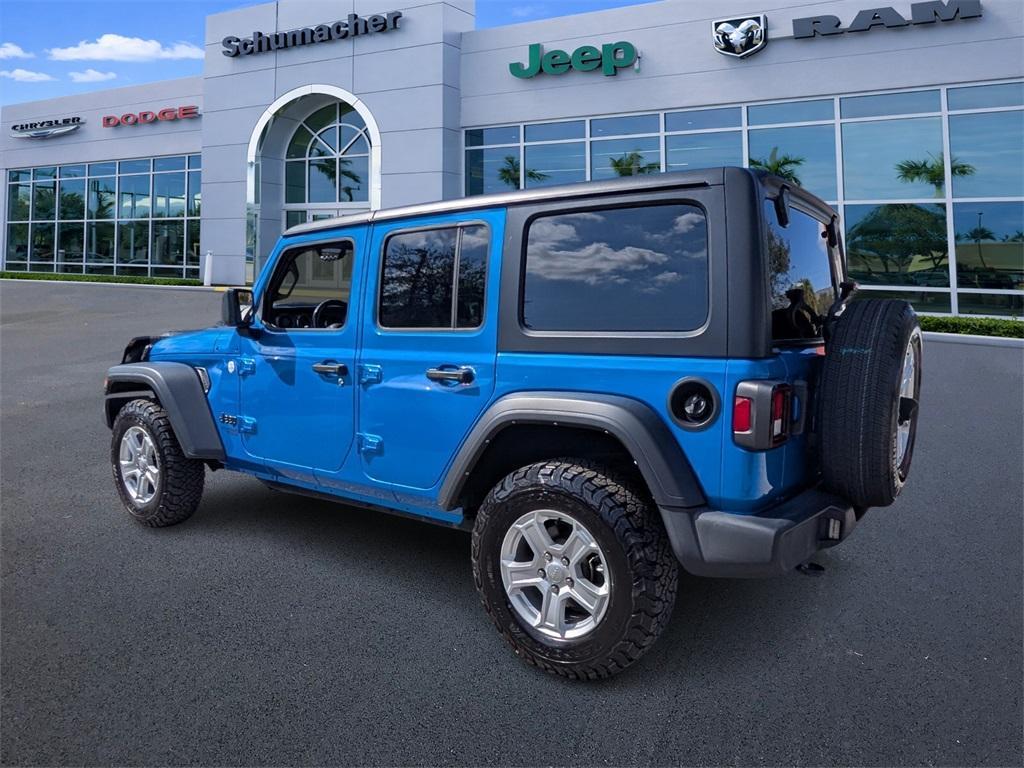 used 2021 Jeep Wrangler Unlimited car, priced at $22,928