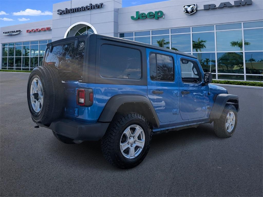used 2021 Jeep Wrangler Unlimited car, priced at $22,928