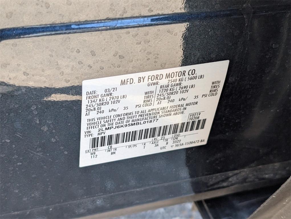 used 2021 Lincoln Nautilus car, priced at $28,988