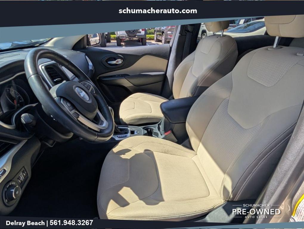 used 2015 Jeep Cherokee car, priced at $13,500