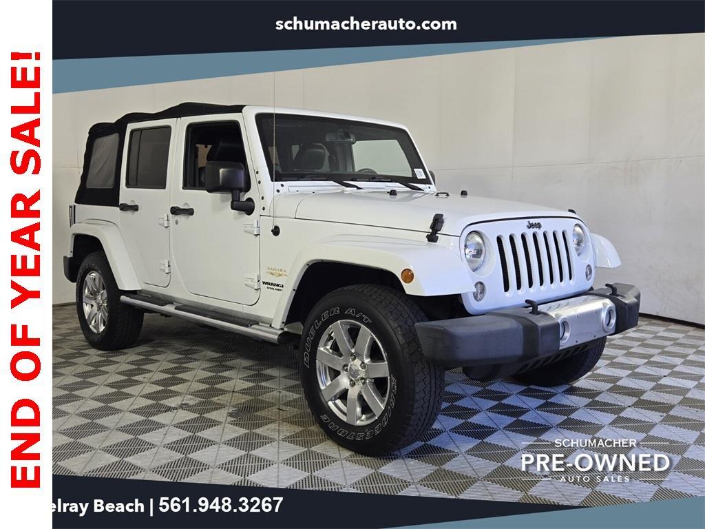 used 2014 Jeep Wrangler Unlimited car, priced at $19,488