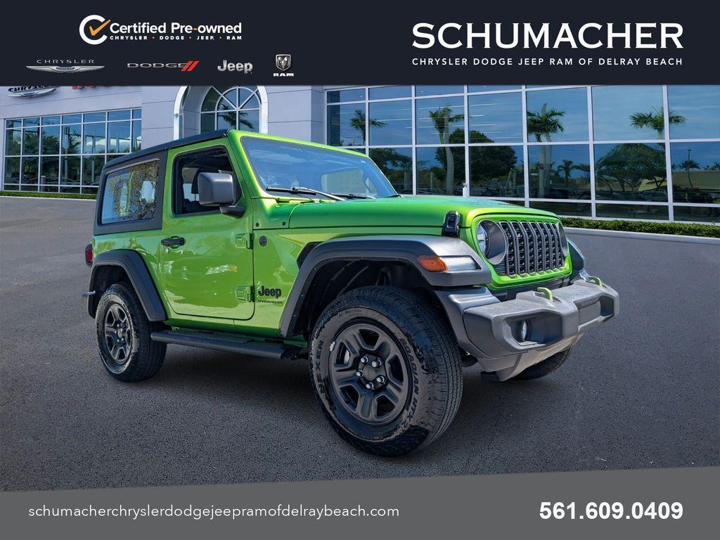 used 2025 Jeep Wrangler car, priced at $33,888