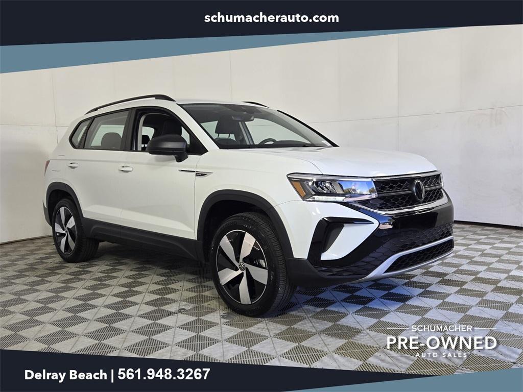 used 2024 Volkswagen Taos car, priced at $20,698