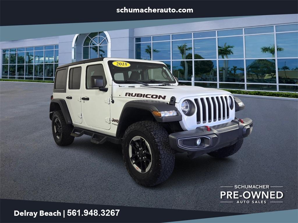 used 2018 Jeep Wrangler Unlimited car, priced at $24,888