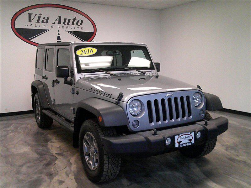 used 2016 Jeep Wrangler Unlimited car, priced at $23,900