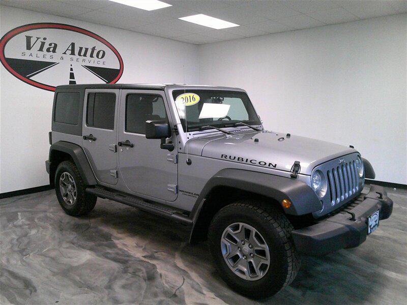 used 2016 Jeep Wrangler Unlimited car, priced at $21,500