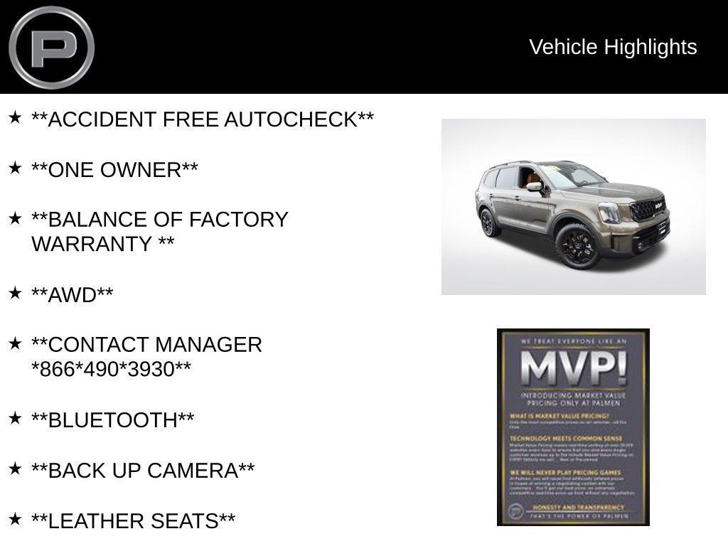 used 2024 Kia Telluride car, priced at $44,000