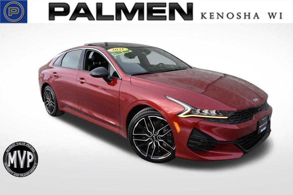 used 2021 Kia K5 car, priced at $27,300