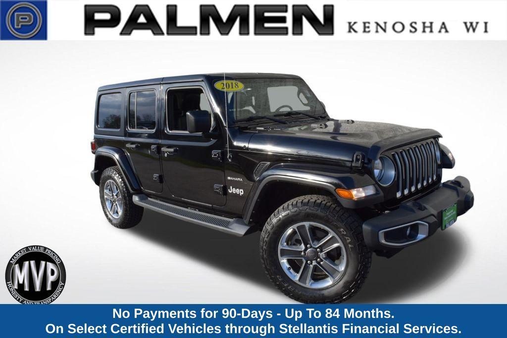 used 2018 Jeep Wrangler Unlimited car, priced at $24,000