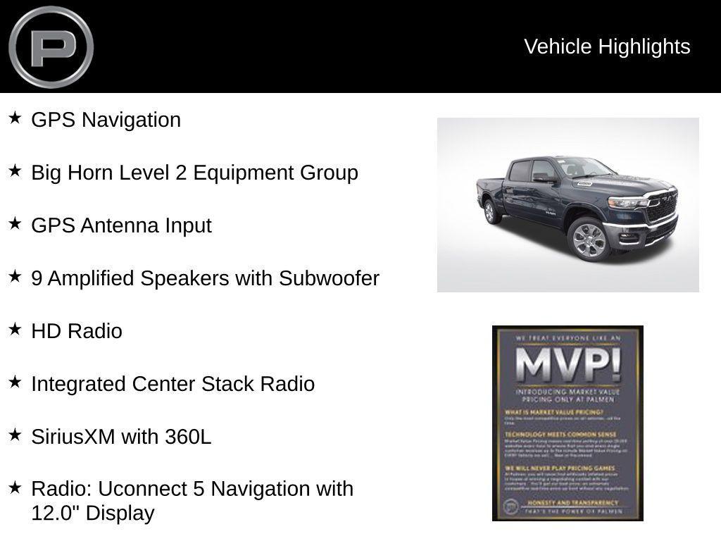 new 2026 Ram 1500 car, priced at $54,723