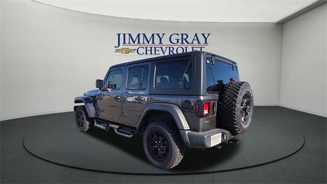 used 2021 Jeep Wrangler Unlimited car, priced at $27,500