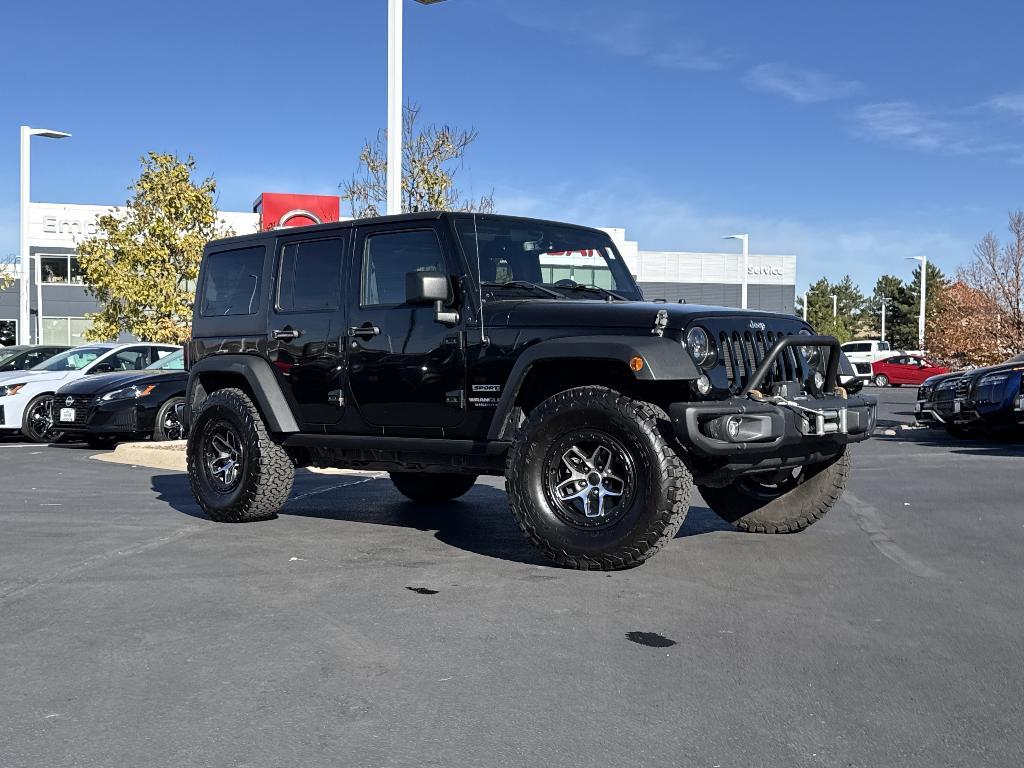 used 2016 Jeep Wrangler Unlimited car, priced at $16,522
