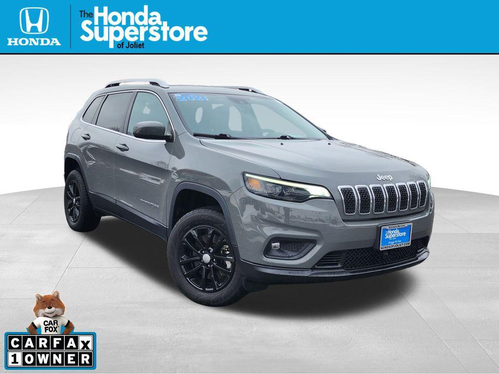 used 2021 Jeep Cherokee car, priced at $15,597